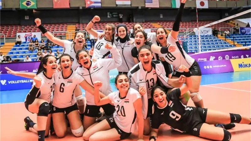 منتخب شابات الطائرة يواجه رواندا على المركز ال 15 فى ختام بطولة العالم