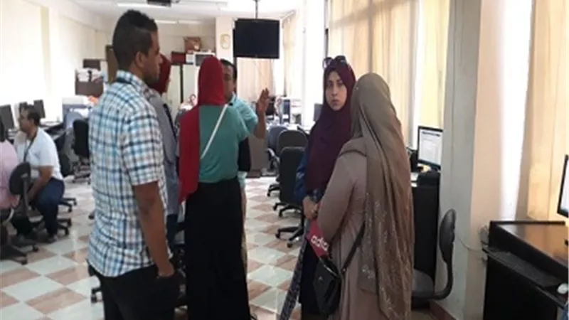 تنسيق 2019..إقبال ضعيف لطلاب المرحلة الاولى على المعمل المركزي بجامعة حلوان