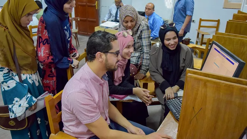 جامعة بني سويف تستقبل 250 طالبا خلال اليوم الأول للتنسيق