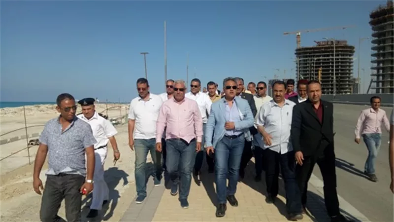 جولة لمحلية النواب بمدينة العلمين.. والسجينى: