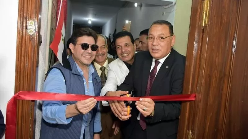 هانى شاكر يفتتح مقر المهن الموسيقية بالزقازيق