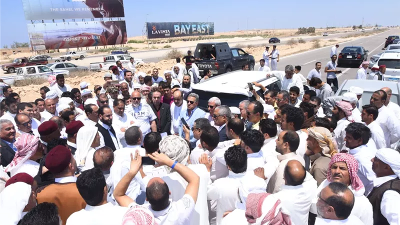 لجنة الادارة المحلية بمجلس النواب تتفقد محطة الصرف الصحى بالضبعة