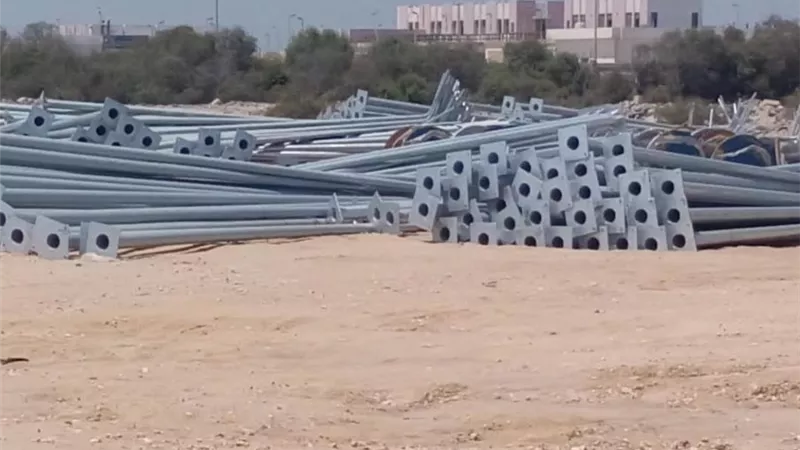 15 مليون جنية لإنارةالطريق السريع حتي كوبري السلام باالقنطرة شرق