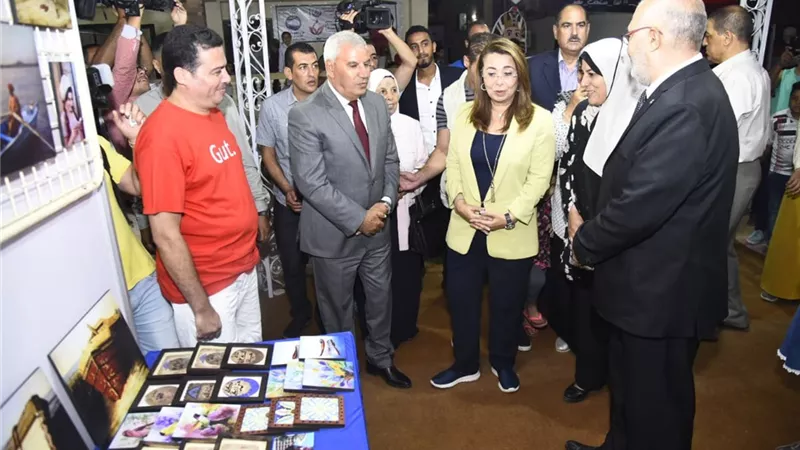 التضامن تزور معرض ديارنا بمدينة مطروح