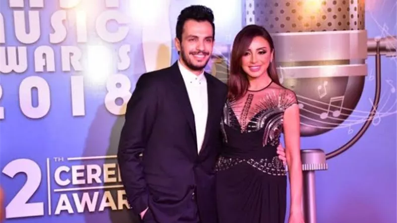 قبلات واحضان انغام وزوجها تشعل السوشيال ميديا .. فيديو