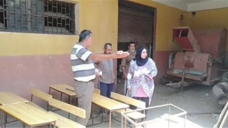 مدير تعليم كفر شكر تتفقد مشروع رأس المال بالثانوية الزراعية