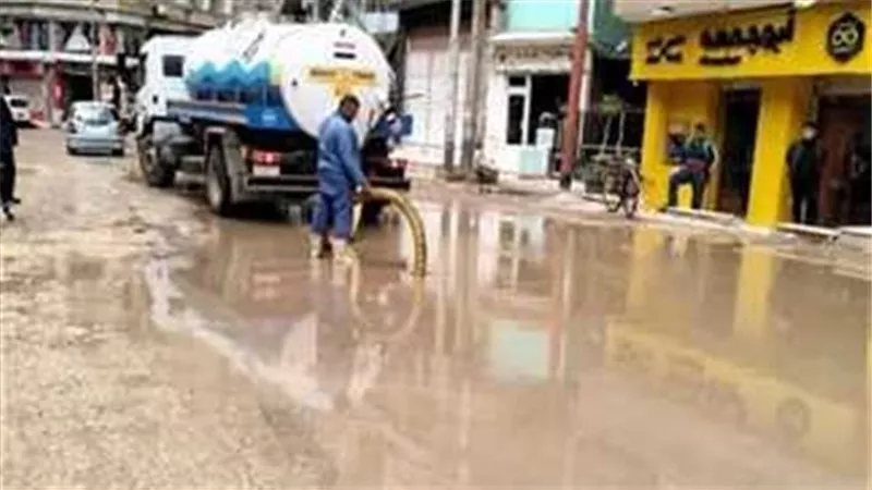 محافظ كفرالشيخ يوجه بالتحرك السريع لإزالة أثار الأمطار