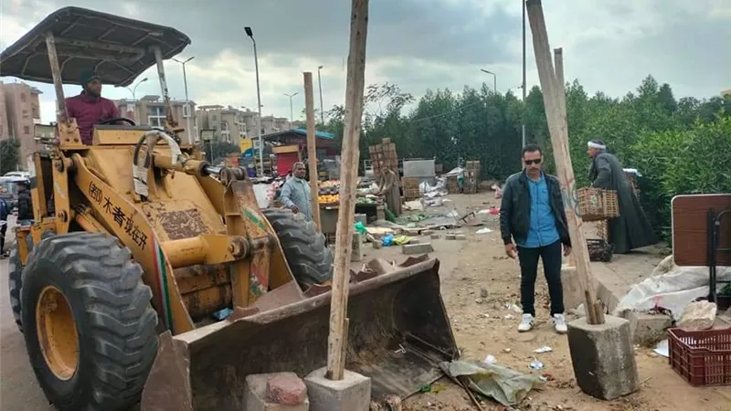 جهاز مدينة العبور: إزالات فورية وتكثيف للحملات للتصدى للمخالفين