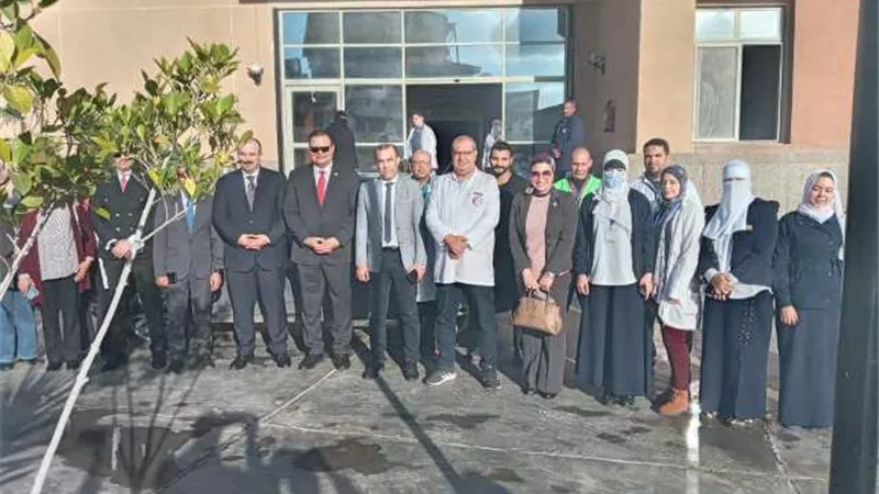لجنة الرقابة الصحية تشيد مستشفى دمياط العام