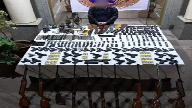ضبط هيروين وهيدرو وسلاح في حملة على البؤر الإجرامية بأسوان ودمياط