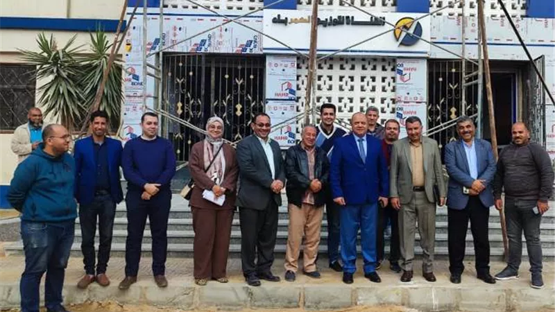 جولة مفاجئة لرئيس القناة على إدارات الكهرباء بمدينة الشروق بالصور