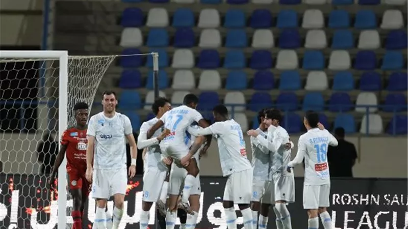 شاهد .. هدف فوز الأخدود أمام الطائى بالدورى السعودى