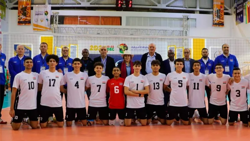 منتخب الطائرة يلتقي المغرب في بطولة أفريقيا للناشئين .. اليوم