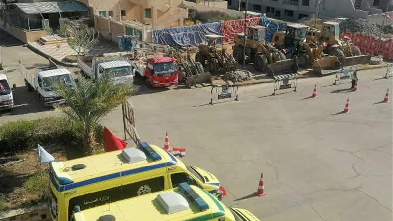 اصطفاف للتدريب العملى المشترك لمجابهة الازمات والكوارث بمرسى علم