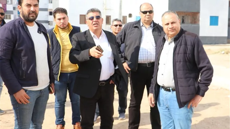 قيادات جهاز السادات تكشف أهم المشروعات الجديدة فى المدينة صور