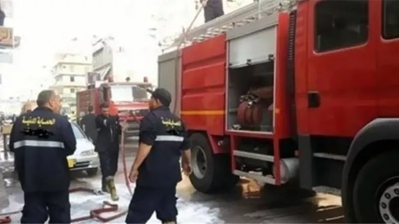 الاستماع لأقوال شهود العيان فى حريق مصحة نفسية بالشروق