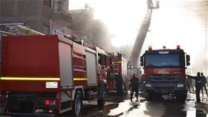النيابة تأمر بتفريغ الكاميرات والتحقق فى حريق مصحة نفسية