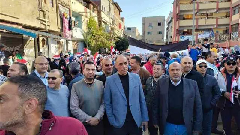 تواصل إحتفالات دمياط بفوز الرئيس السيسي