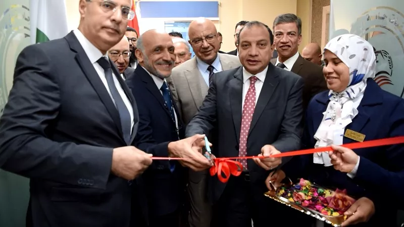 رئيس جامعة بني سويف يفتتح أقسام الحروق والحالات الحرجه