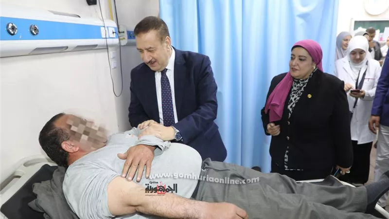 محافظ المنوفية : إحالة 105 من العاملين بمستشفى قويسنا للتحقيق