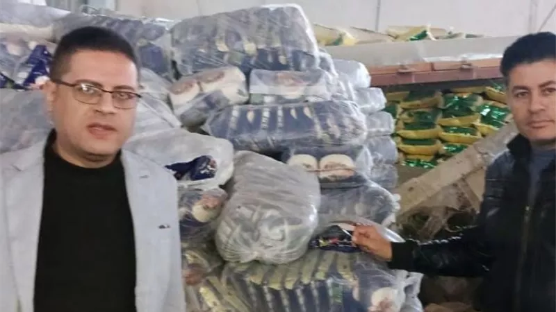 ضبط ١٠آلاف كيس أرز بكفرالشيخ