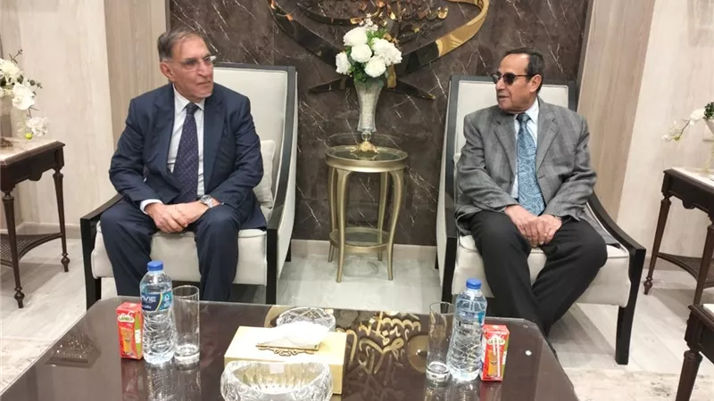 محافظ شمال سيناء يستقبل رئيس مجلس الشيوخ الايطالي