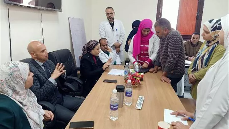 مسعود وعزة وصافيناز وريهام يتابعون عمل مستشفى الصدر