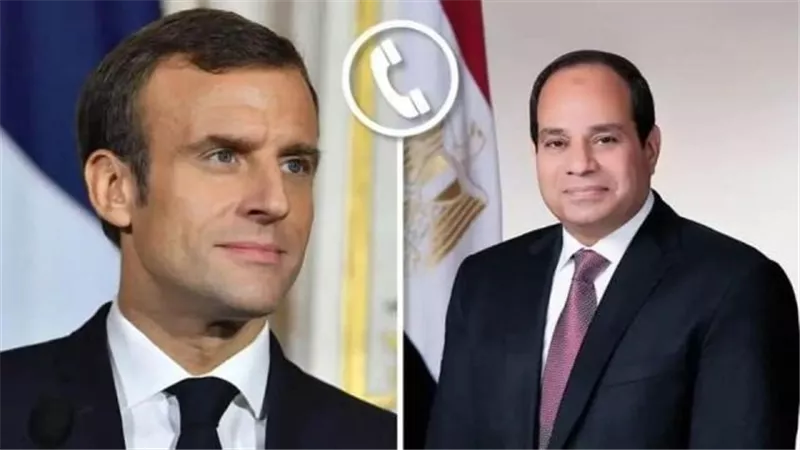الرئيس السيسي يتلقى اتصالا هاتفيا من نظيره الفرنسي