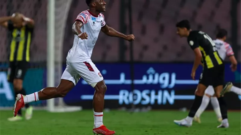 الرائد يستعرض بثلاثية في شباك اتحاد جدة .. شاهد أهداف المباراة