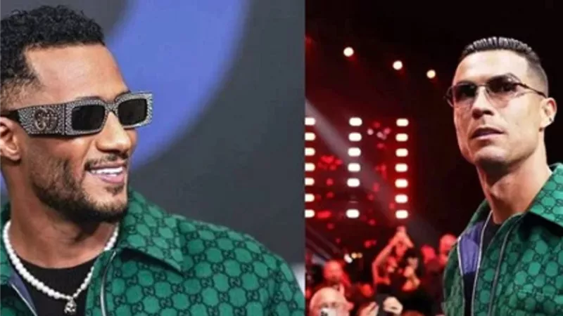 سعر جاكت محمد رمضان الذى ارتداه كريستيانو