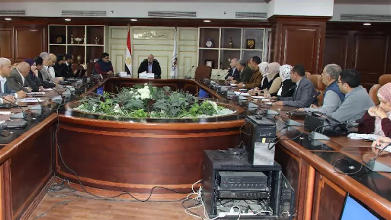 محافظ بنى سويف .سرعة الانتهاء من مشروعات 