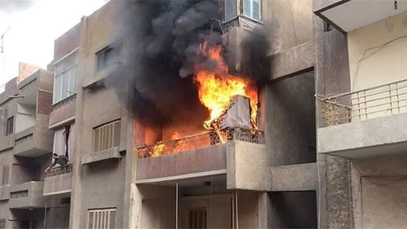 إخماد حريق داخل شقة سكنية في بولاق الدكرور