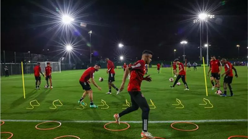 كواليس مران الأهلي استعدادًا لمواجهة سيراميكا كليوباترا- شاهد