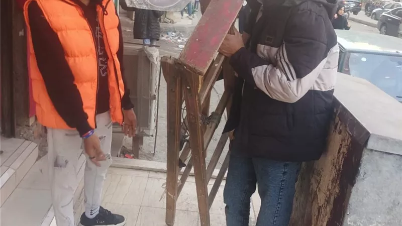 حملات مكثفة بشارع عثمان محرم بالطالبيه