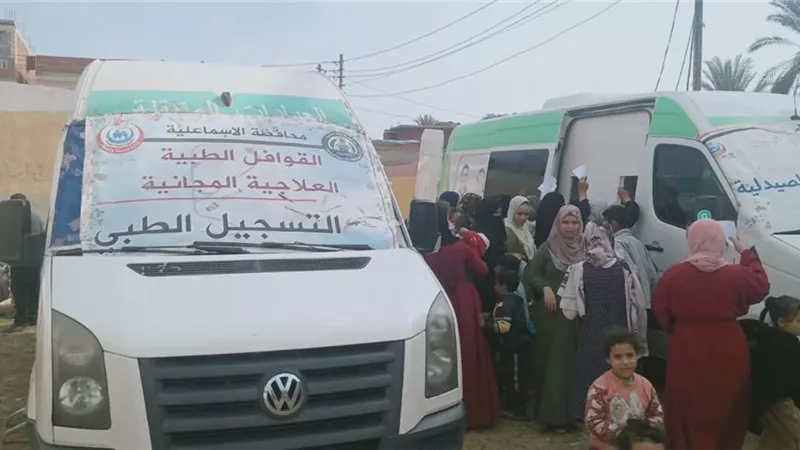 انطلتق القافلة الطبية بالقصاصين ضمن مبادرة 