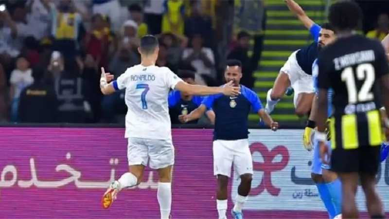 ملخص واهداف مباراة النصر واتحاد جدة 5 / 2 - فيديو