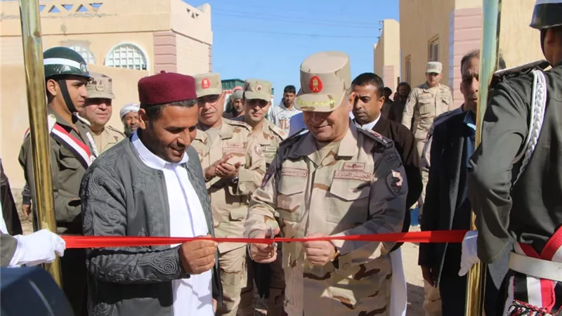 المنطقة الغربية العسكرية تنفذ عدداً من الأنشطة المجتمعية لخدمة أبناء محافظة مطروح