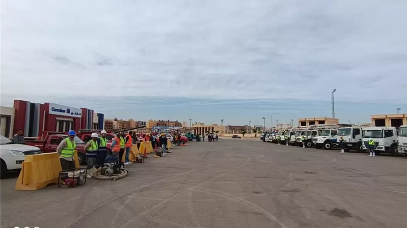 العبور تتخذ الإجراءات الاحترازية لتأمين المدينة خلال الشتاء