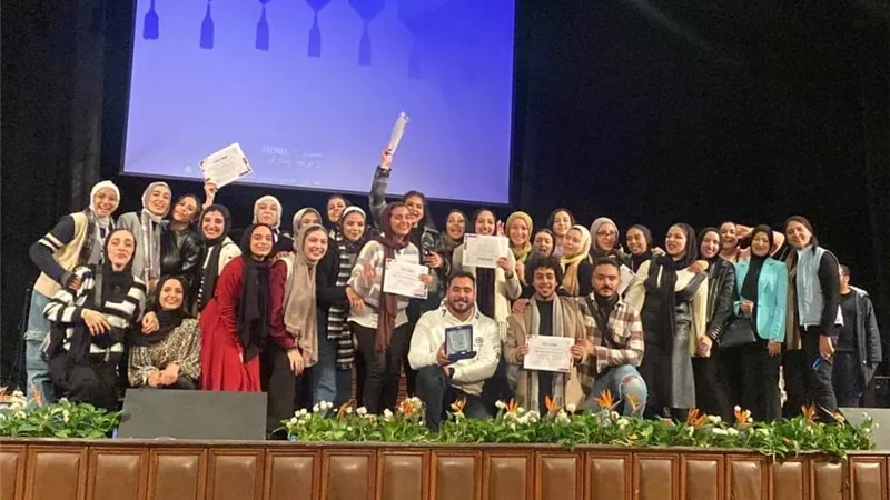 كلية التربية للطفولة المبكرة تحصد المركز الثالث في مهرجان المسرح بـ 