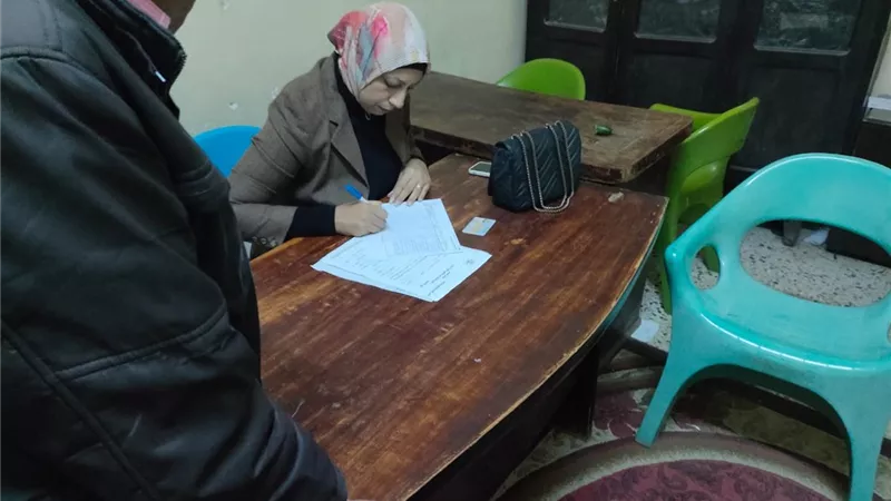 اجراء تحاليل المخدرات للموظفين والعاملين بنادي الاستاد الرياضى