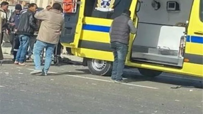 مصرع واصابة 15 فى حادثين سير انقلاب دراجة بخارية
