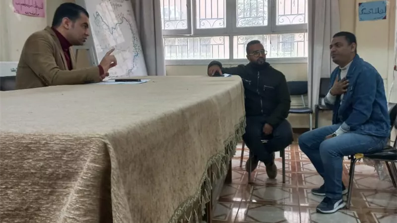 إجتماع مع منسقي المشروع القومي للرعايات بمستشفيات صحة قنا