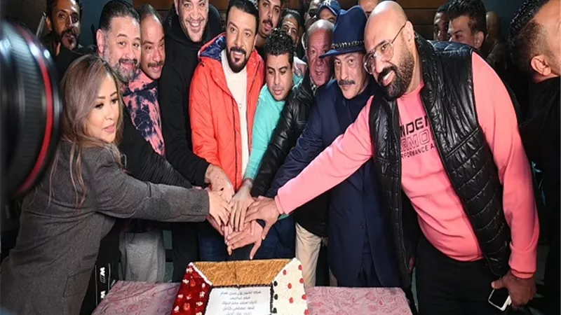 الاحتفال بتصوير نور الريس بحضور مصطفي كامل ولطفي لبيب