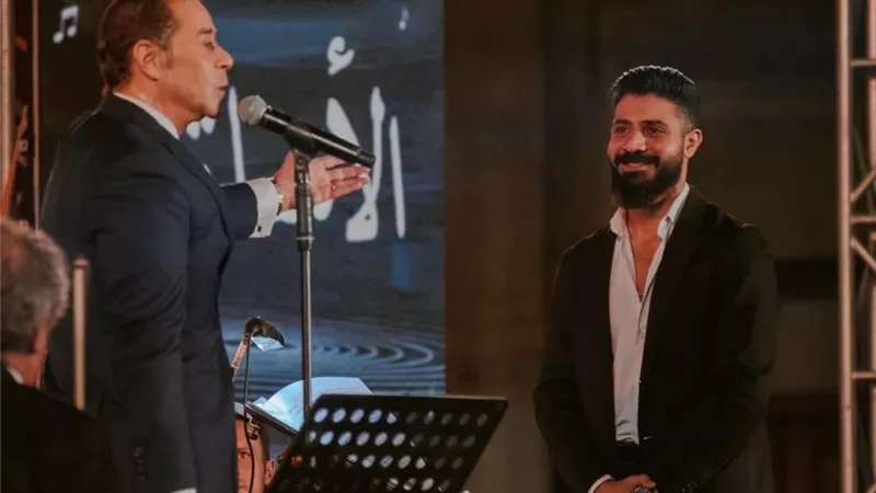 مدحت صالح والمايسترو أحمد عويضة يجتمعان في حفل الأساتذة 3