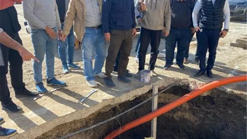 رئيس جهاز دمياط الجديدة يتفقد مشروعات المرافق القومية للمدينة صور