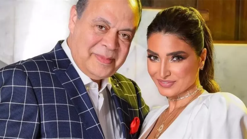 أطيب قلب .. روجينا تحتفل بعيد ميلاد زوجها أشرف زكي