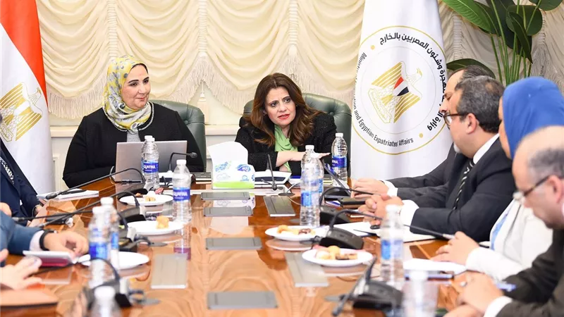 وزيرة الهجرة تبحث مع وزيرة التضامن التعاون لخدمة المصريين بالخارج