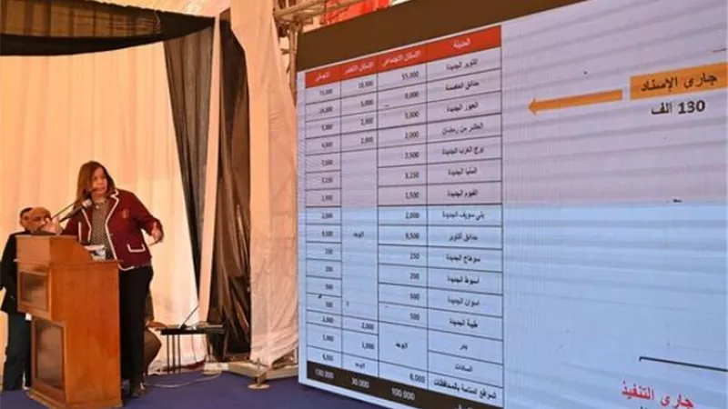 مى عبدالحميد: 15% من إجمالي برنامج المليون وحدة سكنية بأكتوبر الجديدة