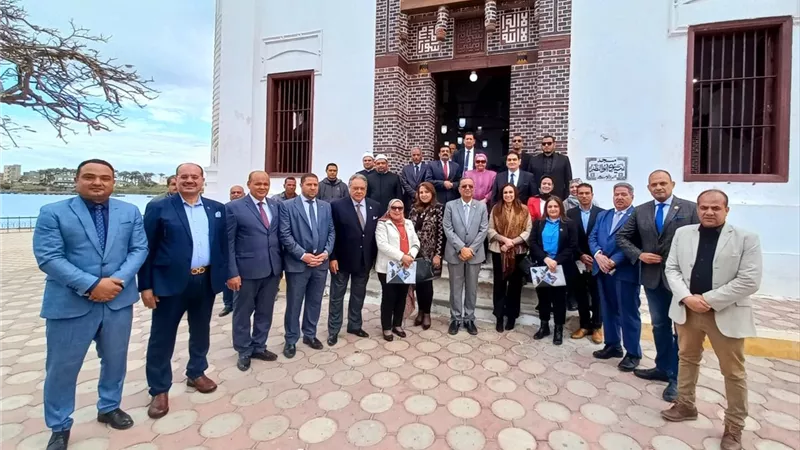 وفد لجنة الثقافة والسياحة والآثار والإعلام بـ«الشيوخ» في زيارة لرشيد