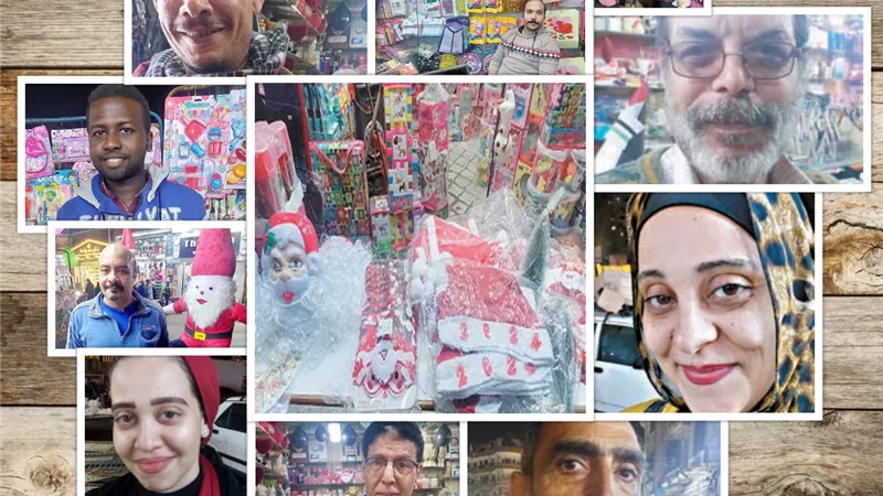 المصريون ينهون 2023 ويستقبلون العام الجديد بالزينة والاحتفالات